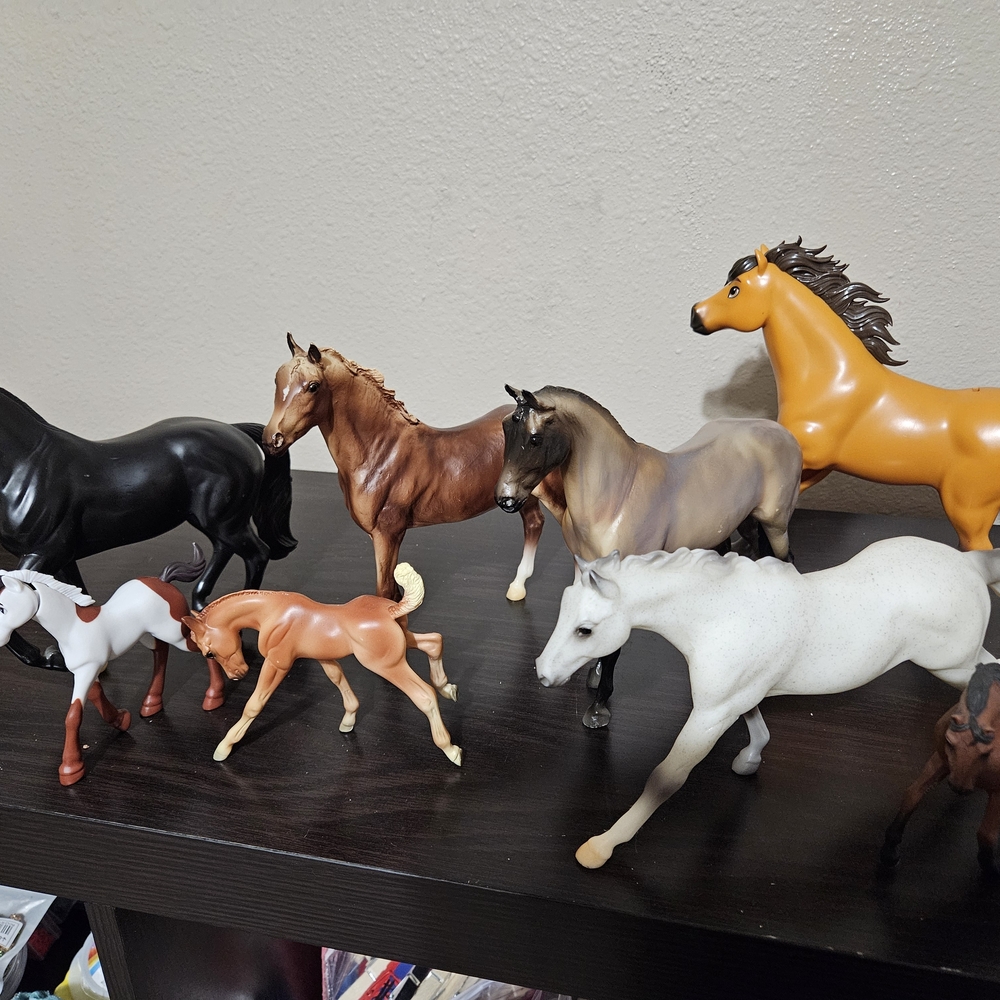 Assorted Horse Figurines Set